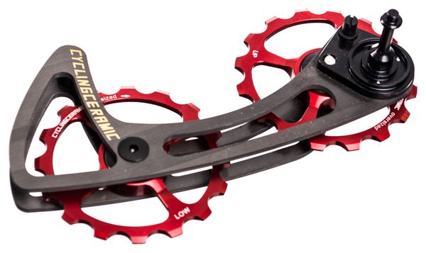 Cycling Chappe Sram in ceramica solo rosso / Force / Rival Red