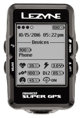 LEZYNE Super GPS Computer Cardio/Cadence