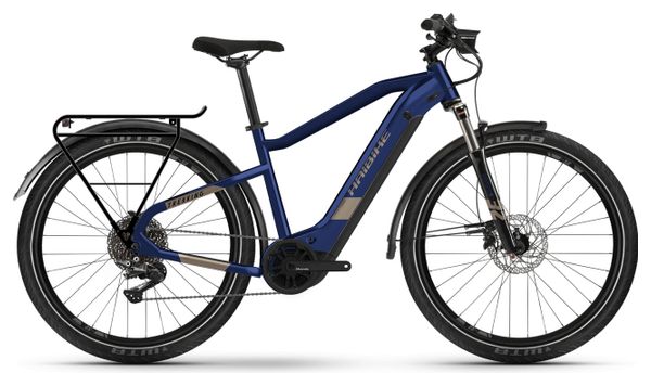 Haibike Trekking 7 Electric VTC i630Wh Shimano Deore M5100 11V Navy Blue / Sand Beige 2021