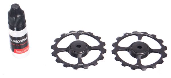 CyclingCeramic Jockey Wheels Dura-Ace/Ultegra 10/11v Black
