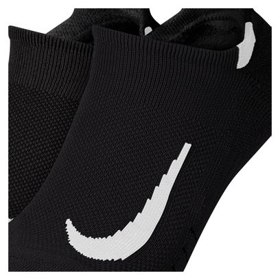 Socken (x2) Unisex Nike Multiplier Schwarz