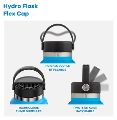 Bouteille Hydro Flask Standard Flex Cap 530 ml Jaune