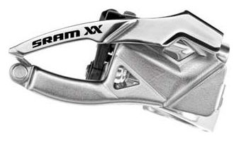 Deragliatore anteriore SRAM XX 2x10V Collarino Basso 31.8/34.9 mm Distribuzione Bassa