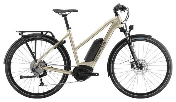 Bicicleta eléctrica de ciudad Cannondale Tesoro Neo Remixte Shimano Acera / Altus 9v Champagne