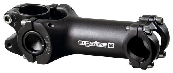 ERGOTEC SWELL 2 Adjustable Stem 1''1/8 -20°/+40° 25.4mm Black