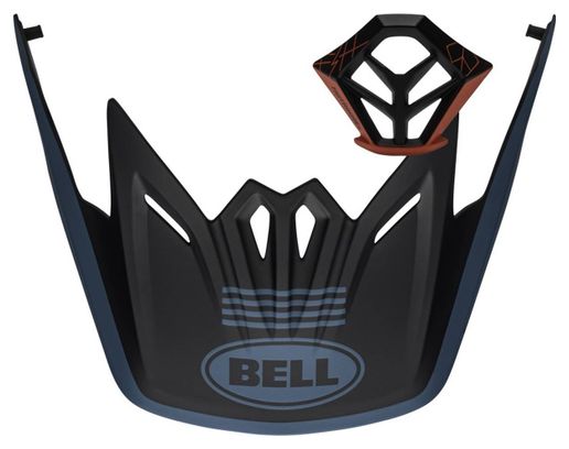 Bell Visor + Kit de ventilación de mentón Full-9 Azul / Negro