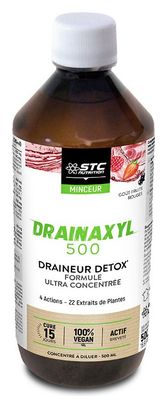 STC Nutrition - Drainaxyl 500 - 500 ml con tapa medidora - Frutas rojas