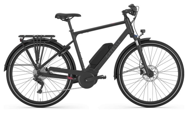 Vélo de Ville Électrique Gazelle Medeo T9 HMB Shimano Acera 9V 500 Wh 700 mm Noir Mat 2020