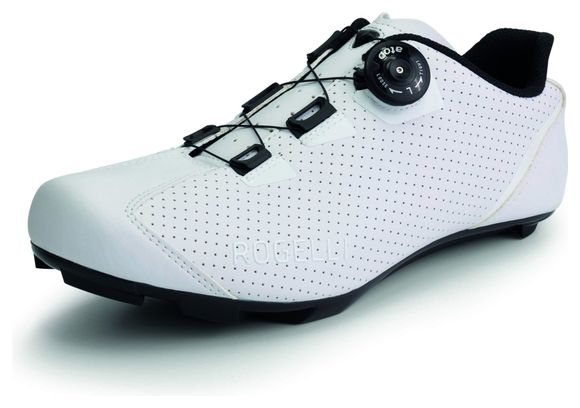Chaussures De Velo Route Rogelli R-400 Race - Unisexe - Blanc