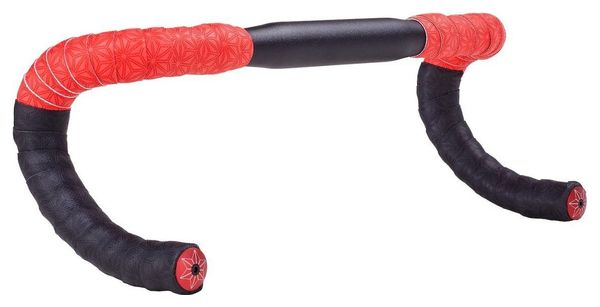 Supacaz Super Sticky Kush Red / Black Hanger Ribbon with Stoppers