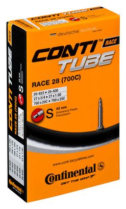 Tubo Continental Race 700x20c - 700x25c Presta 42mm
