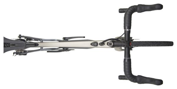 Gravel Bike Électrique 3T Exploro RaceMax Boost Dropbar Shimano GRX 11V 250 Wh 700 mm Gris Satin 2022
