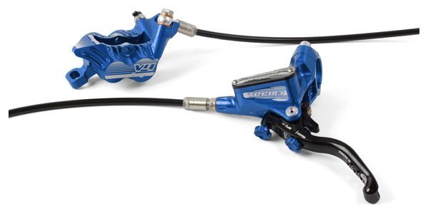 Hope Tech 3 V4 Brake - Front LH Lever Standard hose Blue