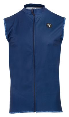 Le Bram Allos Sleeveless Jacket Blue Tailored Fit