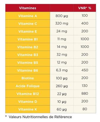 Compléments alimentaires TA Energy Vitames 60 caps