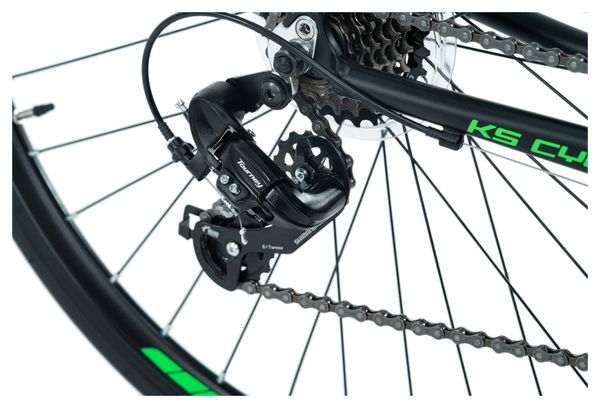 Vélo de course 28'' Imperious noir-vert TC 56 cm KS Cycling
