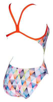 Arena Linear Triangle Challenge Back Swimsuit Multi-color