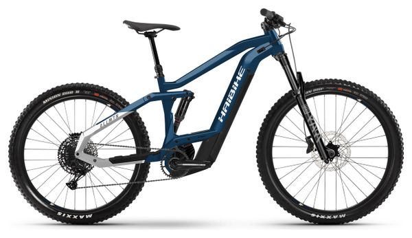 Bicicleta de montaña eléctrica de suspensión completa Haibike AllMtn 3 Sram SX Eagle 12V 625 Wh 29 &#39;&#39; / 27.5 &#39;&#39; Plus Blue 2021