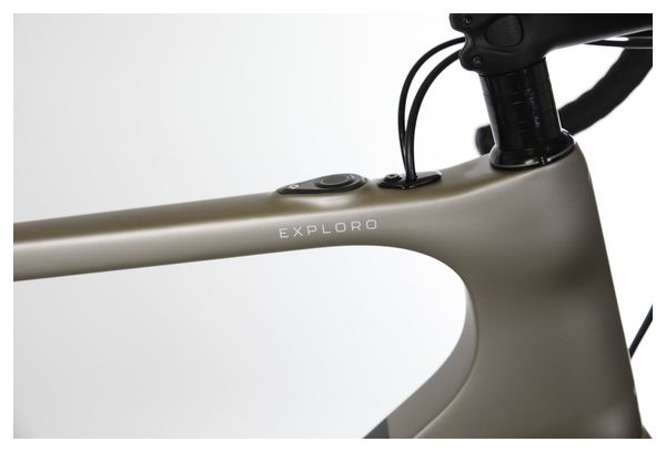 3T Exploro RaceMax Boost Dropbar Fulcrum Electric Gravel Bike Shimano GRX 11S 250 Wh 700 mm Satin Grey 2022