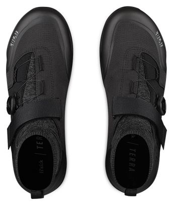 Paire de Chaussures VTT Fizik Terra Clima X2 Noir