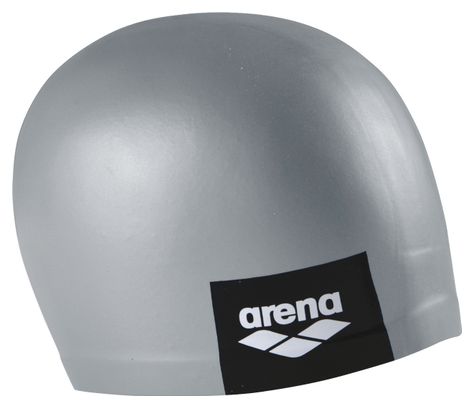 Bonnet de Bain Arena Logo Moulded Gris
