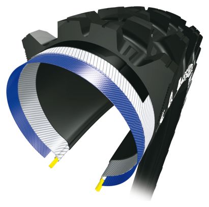 MICHELIN Wild Enduro Gum-X MTB Front Type Tubeless Ready 27.5'' Folding Black