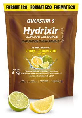 Boisson Énergétique Overstims Hydrixir Longue Distance Citron - Citron Vert 3kg
