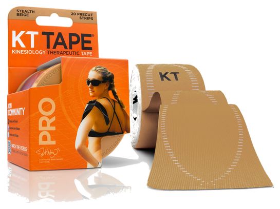 KT TAPE Roll precut tape PRO Beige 20 tapes