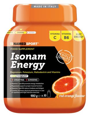 NamedSport Energy Drink Isonam Energy 480g Orange
