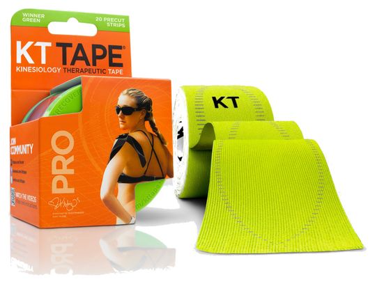 KT TAPE Roll precut tape PRO Green 20 tapes