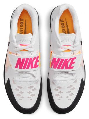 Chaussures d'Ahlétisme Nike Zoom Rival SD 2 Blanc Rose Orange Unisex