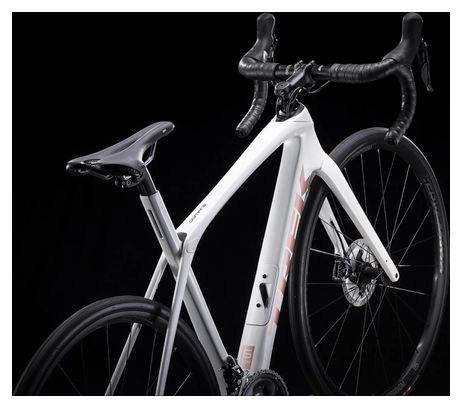 Vélo de Route Femme 2020 Trek Domane SL 6 Disc Shimano Ultegra 11V Crystal White
