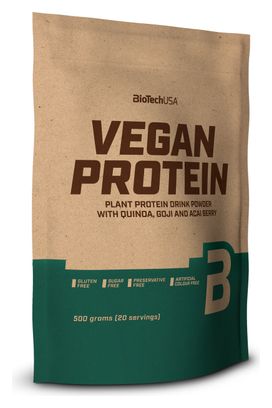 Boisson Protéinée BioTechUSA Vegan Protein 500g Chocolat Canelle