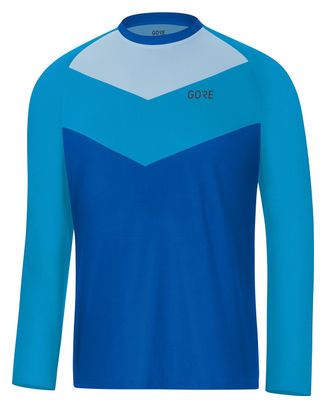 Gore Apparel Cycling C5 Trail Long Sleeve Jersey Dynamic Blue