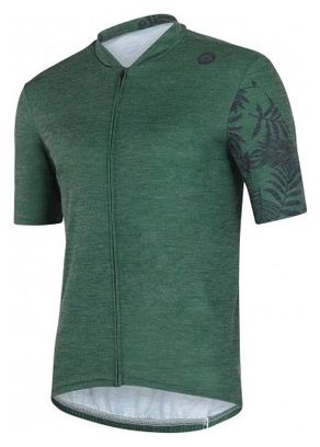 Maillot Manches Courtes Gravel MB Wear Nature Vert