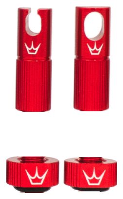 Peaty&#39;s x Chris King (MK2) Tubeless Valve Accessories Red