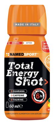 Complément Alimentaire NamedSport Total Energy Shot Orange 60ml