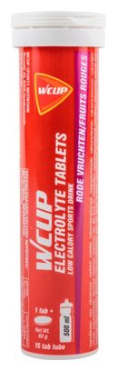WCUP Sports Electrolyte Red Fruit Effervescent Tabletten x15
