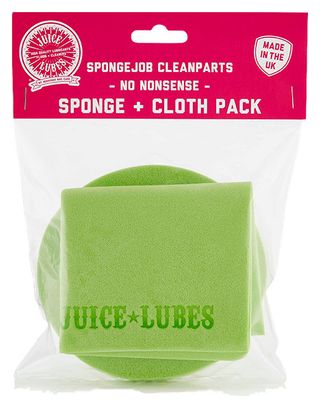 Juice Lubes SpongeJob CleanParts Sponge + Cloth