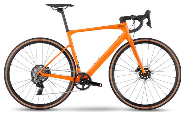 BMC Roadmachine X Two Sram Rival eTap AXS 12S 700 mm 2022 Road Bike Orange