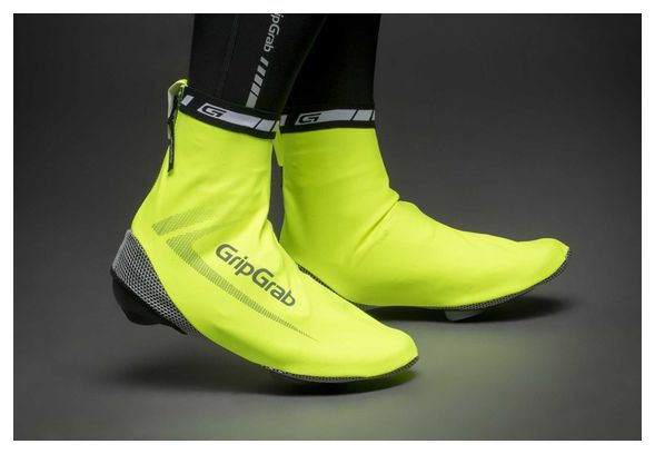GripGrab RaceAqua Hi Vis Shoe Covers Neon Yellow