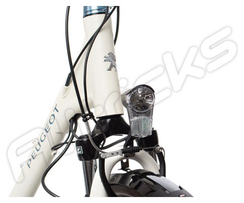 Bicicleta urbana híbrida Peugeot eC03 D7 Shimano Tourney / Altus 7S 700 mm Marrón / Negro 2019