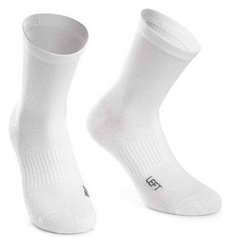 Pack de 2 paires de Socquettes ASSOS Essence Socks Holy White - TWIN PACK - 2 paires