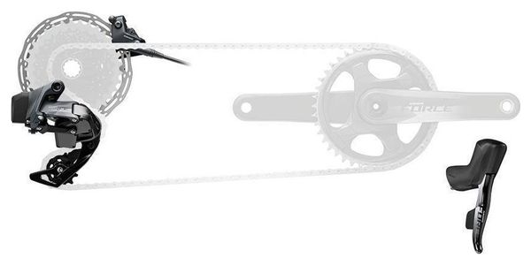 Groupe route Sram Force Axs 1X Groupset Hrd Flat Mount