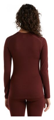 Maillot Manches Longues Femme Icebreaker Mérinos 200 Oasis Marron