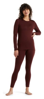 Maillot Manches Longues Femme Icebreaker Mérinos 200 Oasis Marron