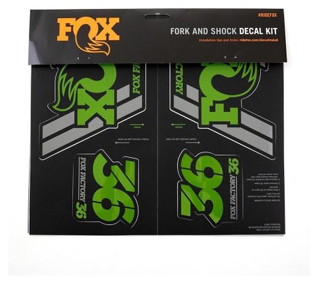 Fox Racing Shox Stickers Heritage 2019 Green