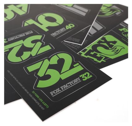 Fox Racing Shox Stickers Heritage 2019 Green