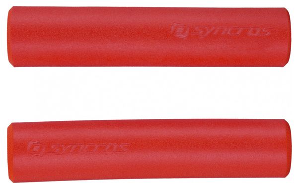 Paar Syncros Silicone Grips Spicy Red