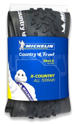 Pneumatico MTB Michelin Country Trail pieghevole da 26 &#39;&#39; Tubeless Ready Black